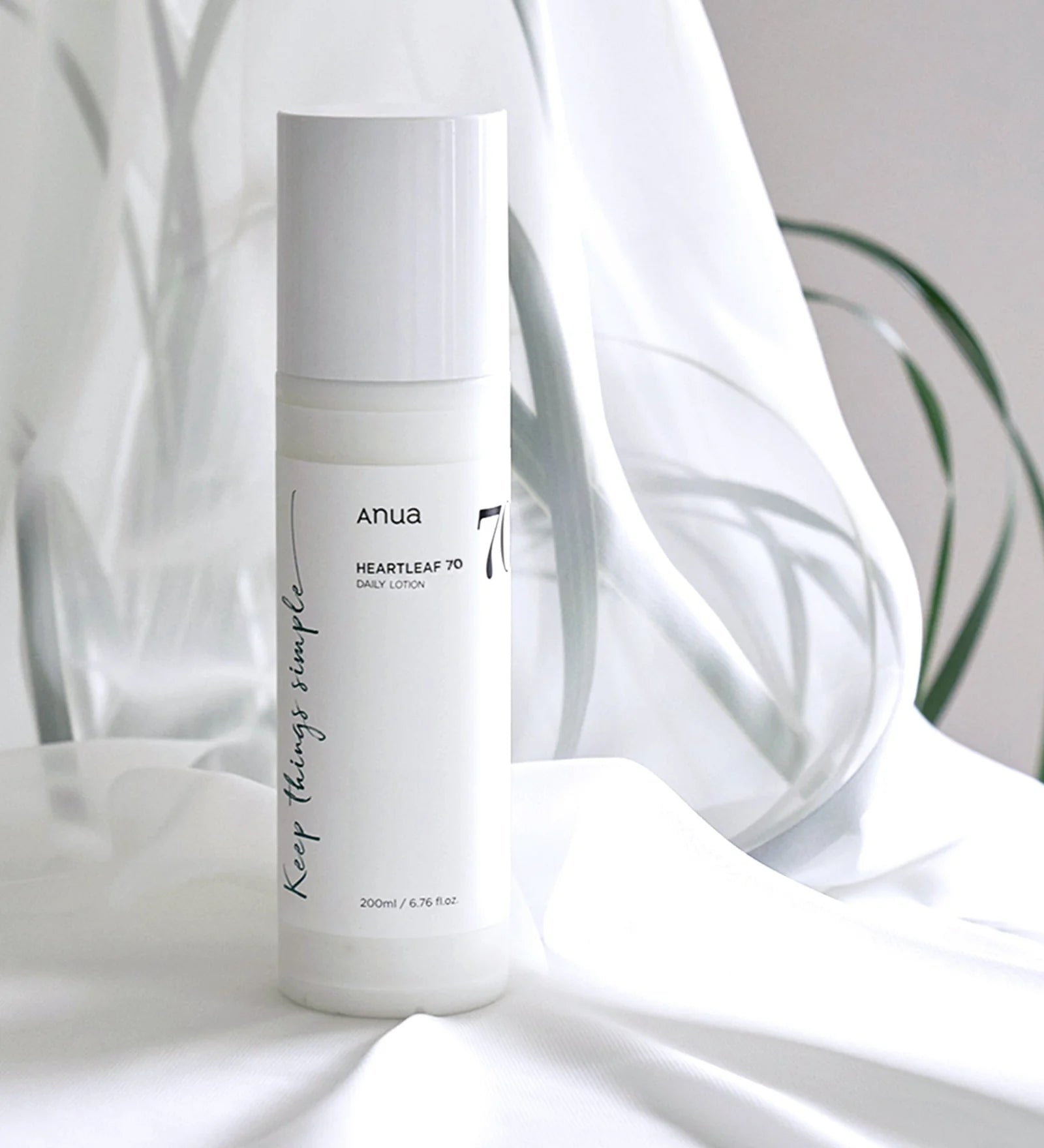 HEARTLEAF 70% lotion quotidienne hydratante anua karenation soin coréen