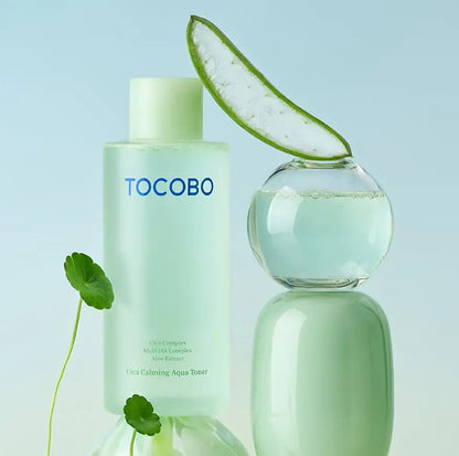 Lotion apaisante et calmante tocobo CICA CALMING AQUA TONER - Karenation soin coréen